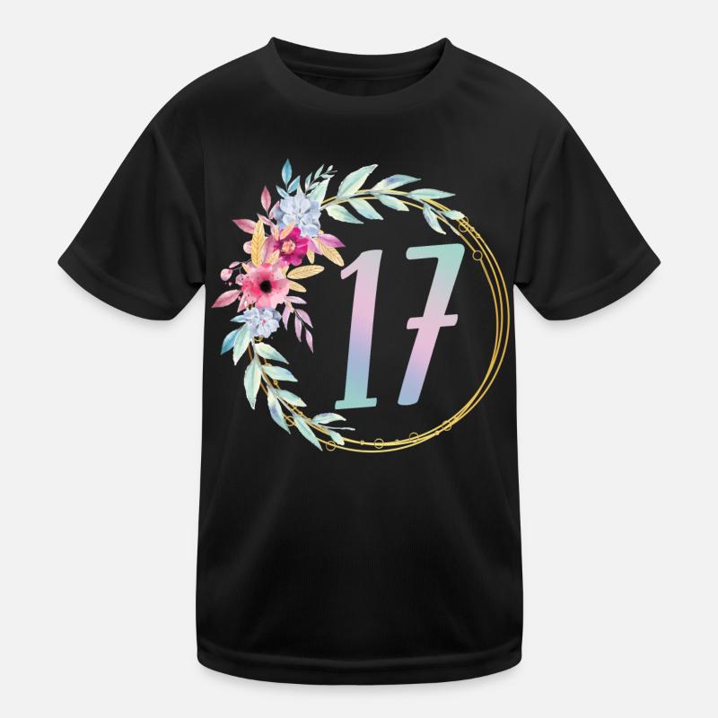 17 ans T-shirt sport Enfant