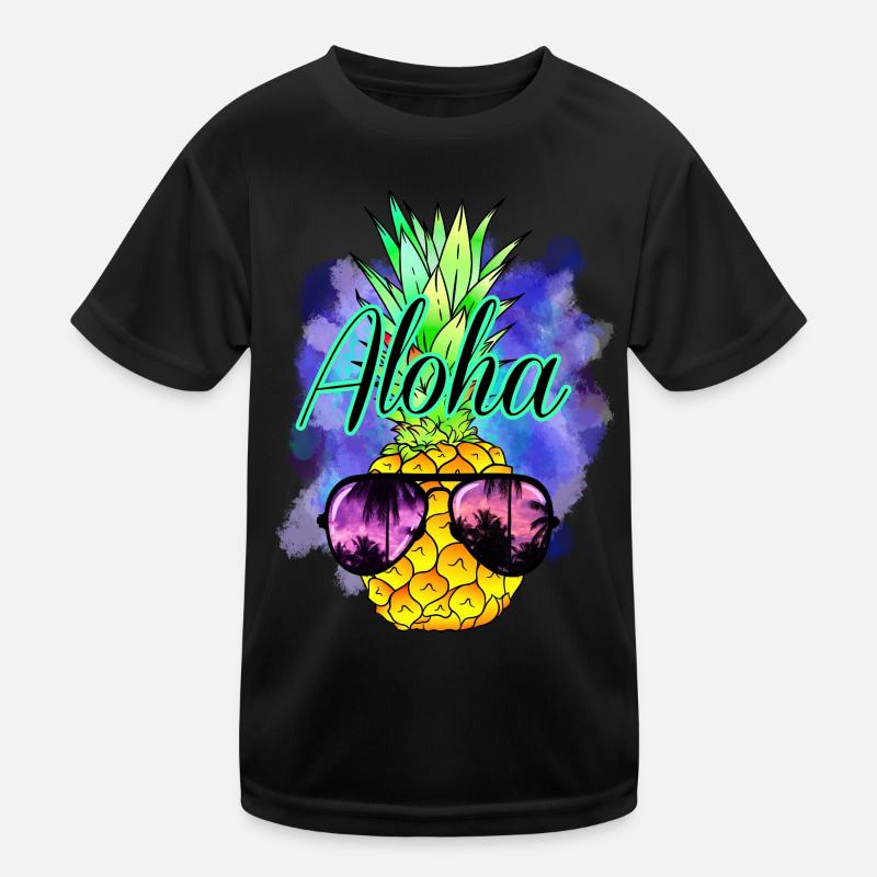 Aloha Ananas Kinder Funktions-T-Shirt