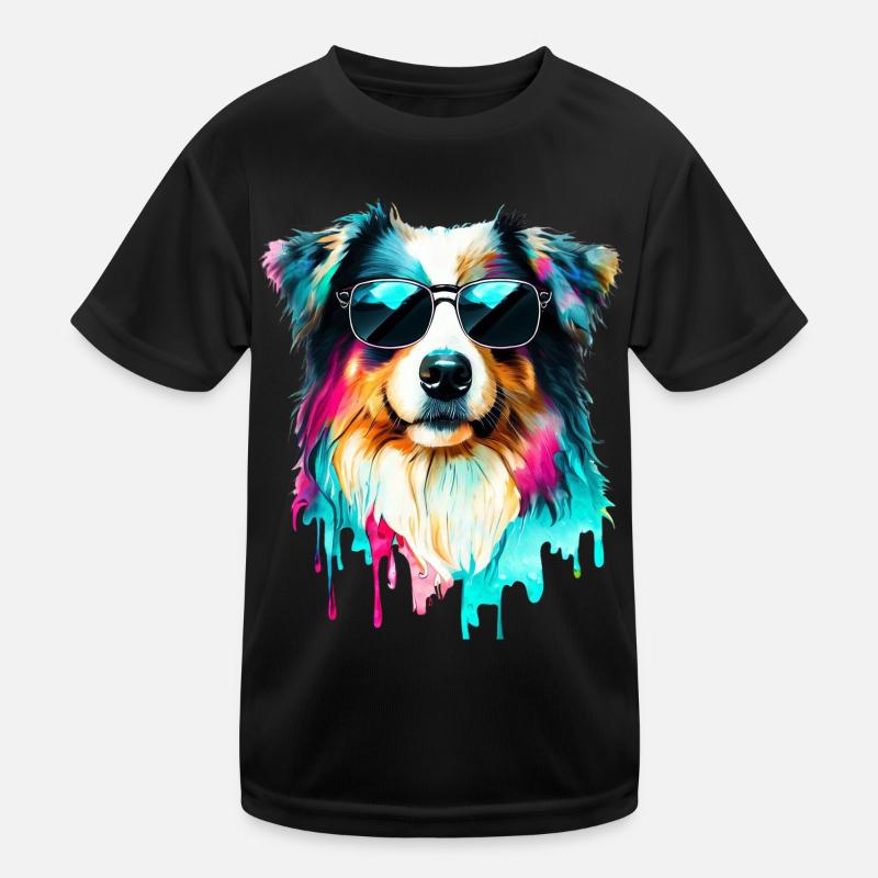 Australian Shepherd Kinder Funktions-T-Shirt