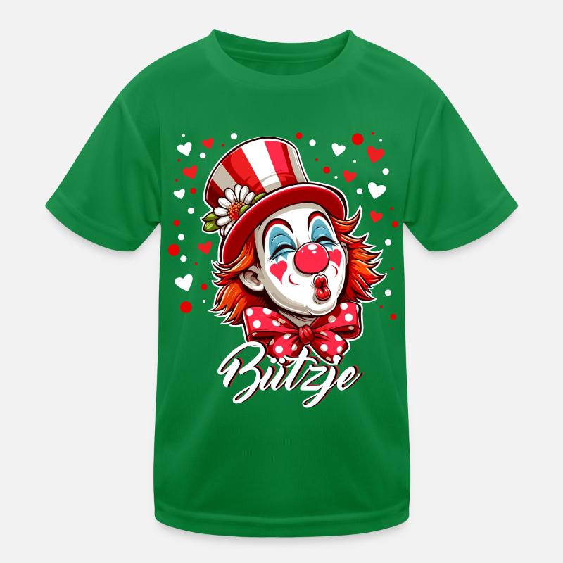 Cologne Carnival Kölsch Kölle Alaaf Bützje Veedel Kids Functional T-Shirt