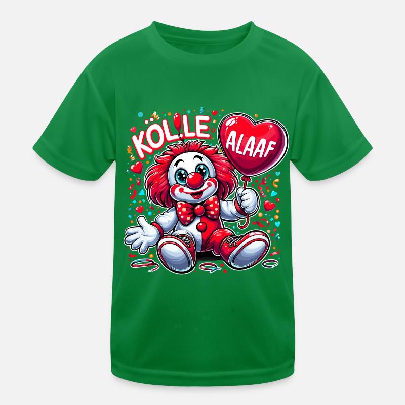 Carnaval Cologne Cologne Alaaf Cologne Clown Mignon T-shirt sport Enfant