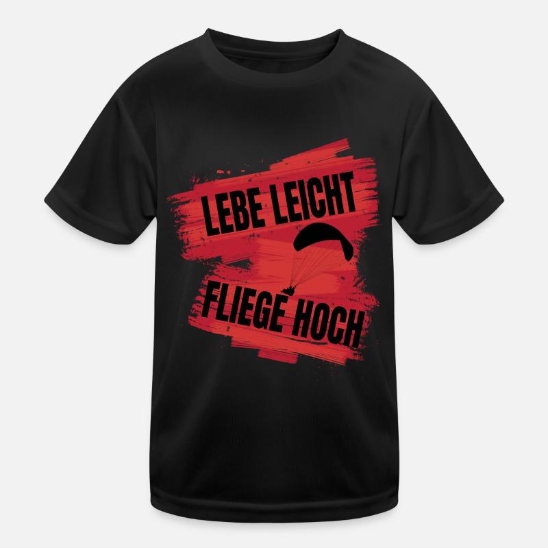 Vivre léger, voler haut T-shirt sport Enfant