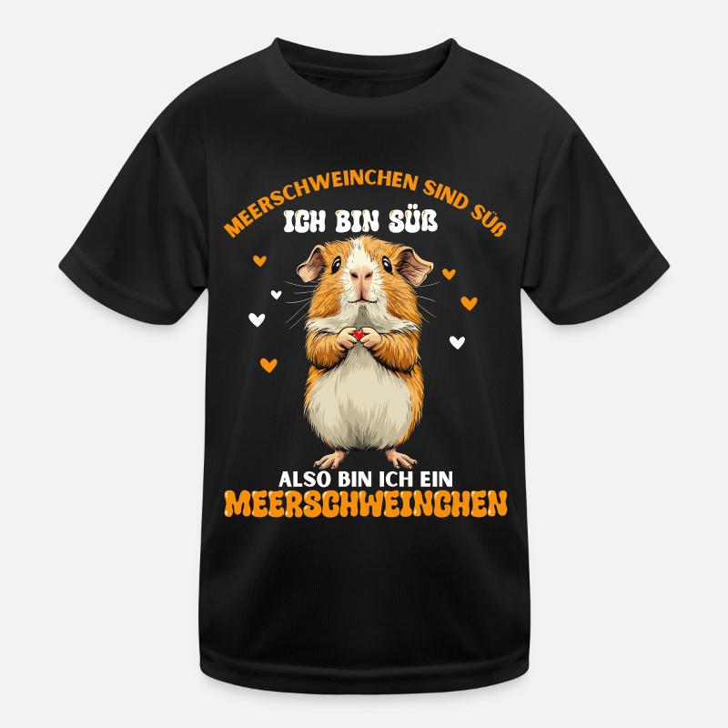 Cochon d’Inde Maman Enfants Mignon Animal Mignon T-shirt sport Enfant