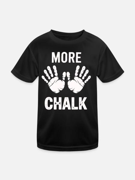 More Chalk - Kids Functional T-Shirt - black - Front