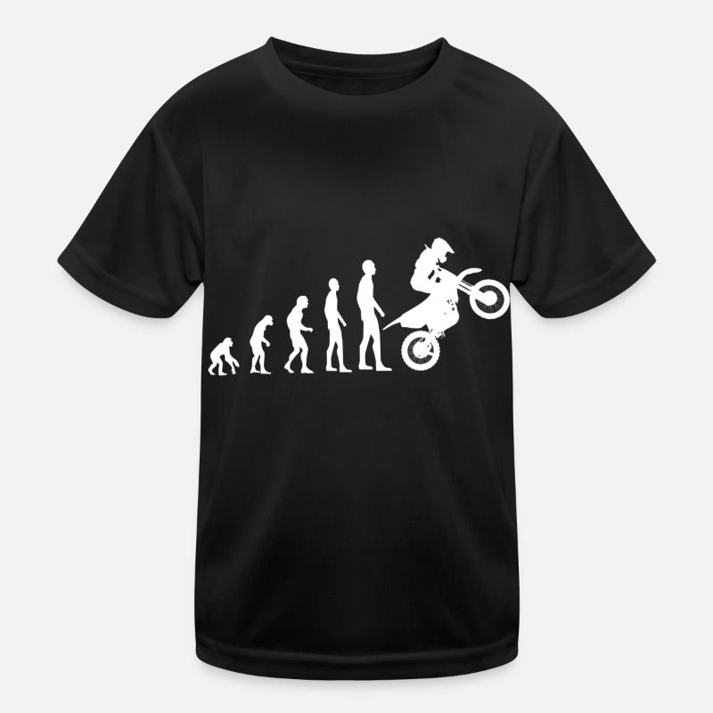motocross evolution Kids Functional T-Shirt
