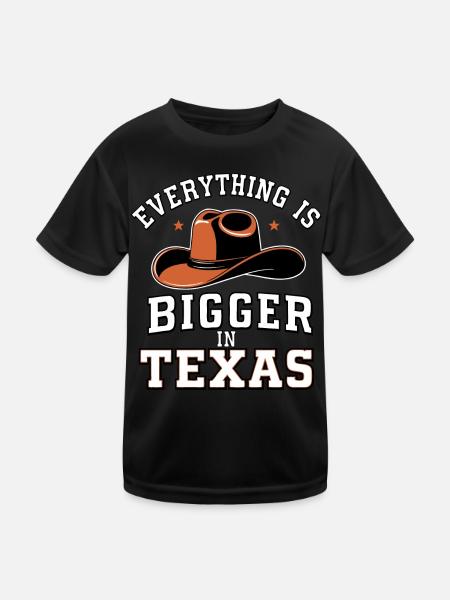Texas State Texans Texas - Kids Functional T-Shirt - black - Front