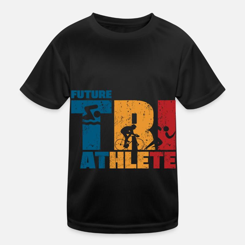 Future Triathlete Triathlon Baby Junge Kinder Kinder Funktions-T-Shirt