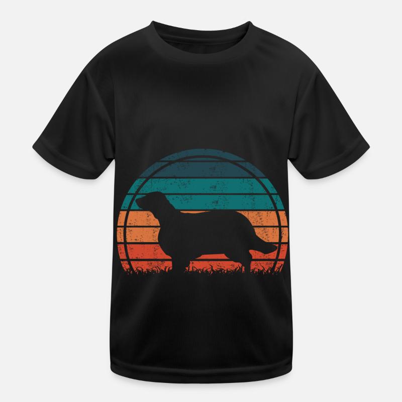 Cavalier King Charles Spaniel Mom Vintage Retro Kinder Funktions-T-Shirt