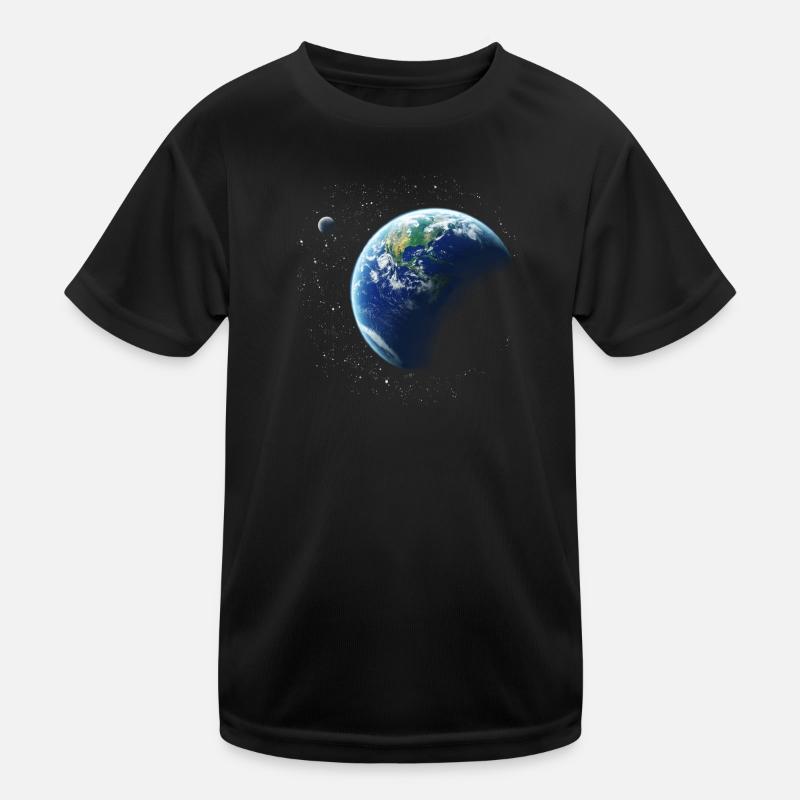 Earth - Kids Functional T-Shirt - black