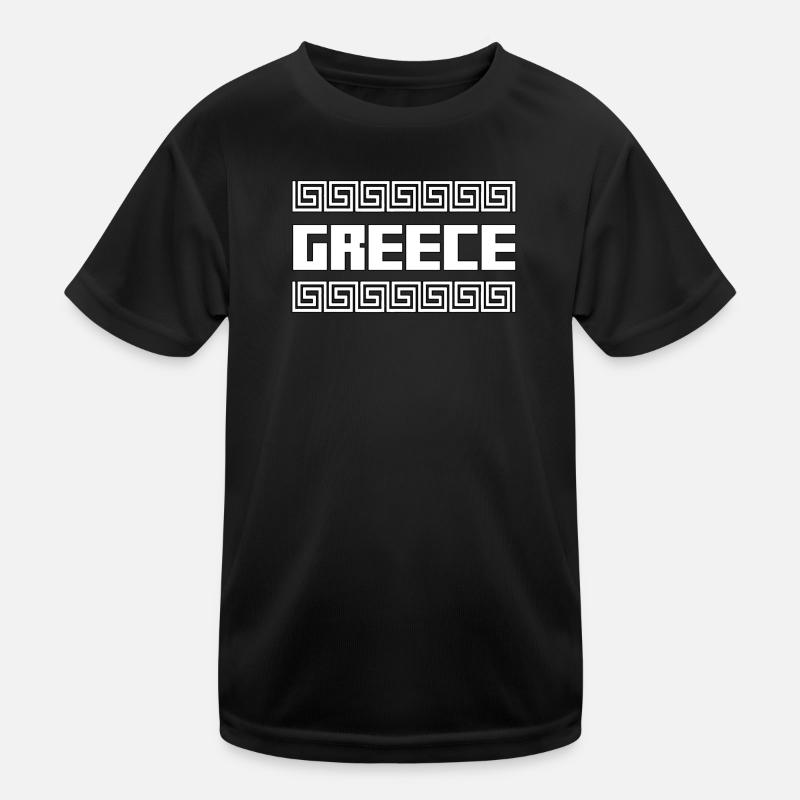 Greece Country Islands Hellas Symbol Gift Kids Functional T-Shirt