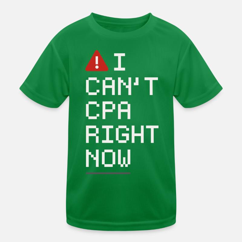 Buchhaltungsstudent Cpa Im Training Excel -witze Kinder Funktions-T-Shirt