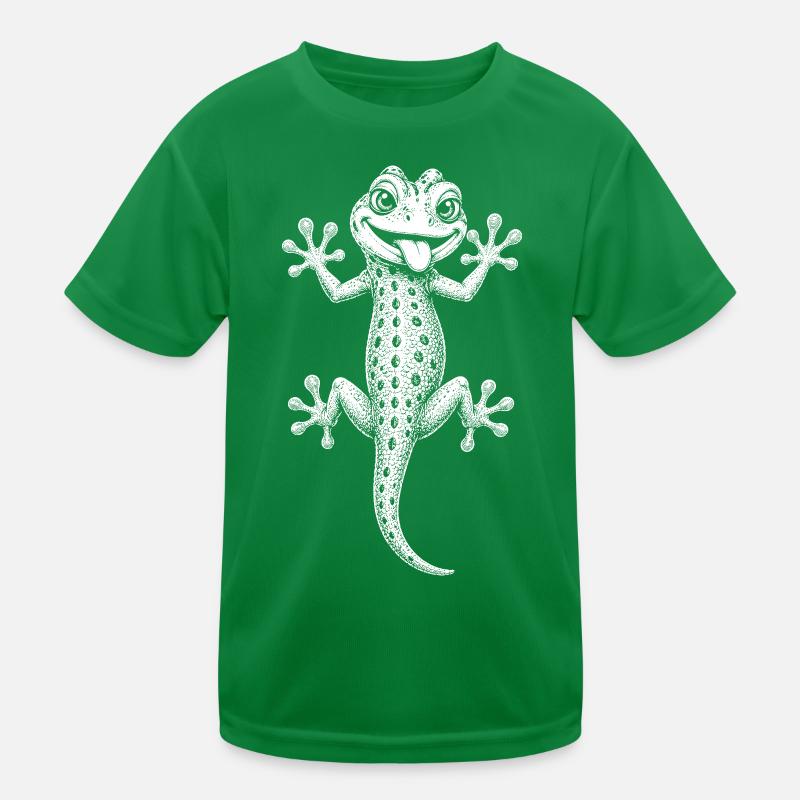 Gecko Kinder Funktions-T-Shirt