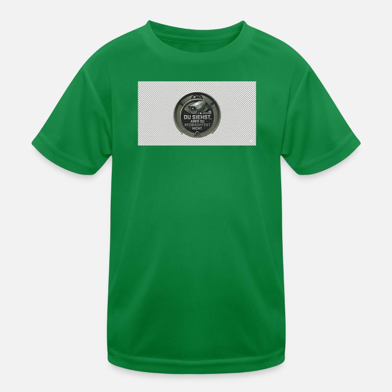 DU SIEHST Kinder Funktions-T-Shirt