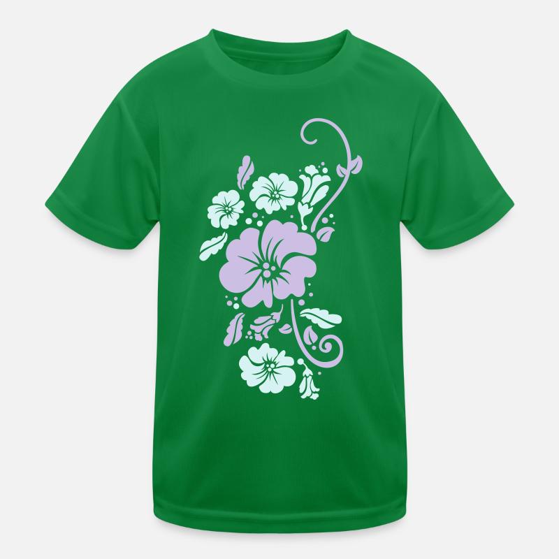 floral Kids Functional T-Shirt