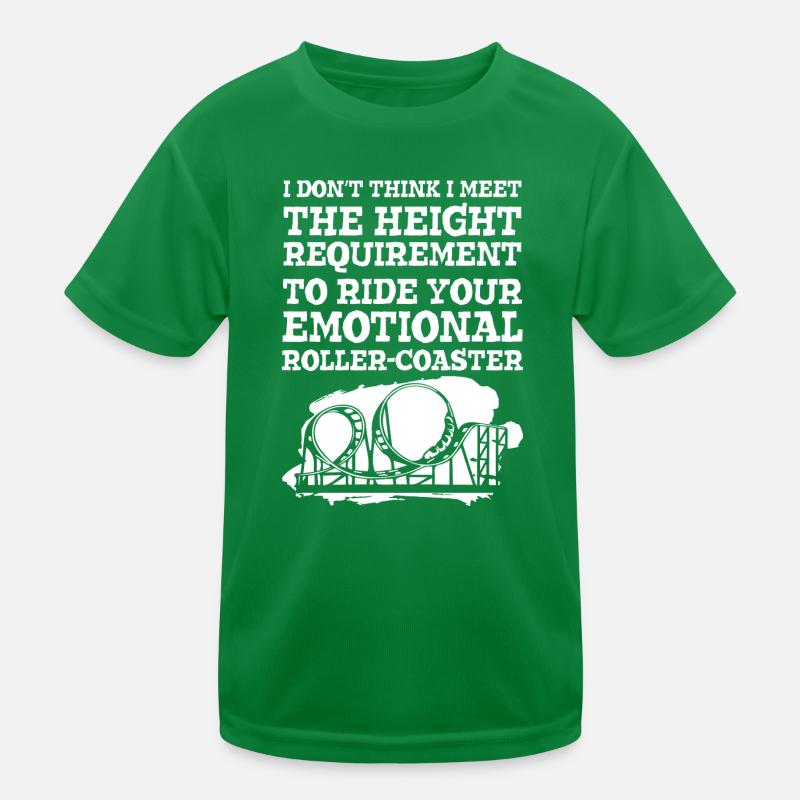 Emotional Roller Coaster Kids Functional T-Shirt