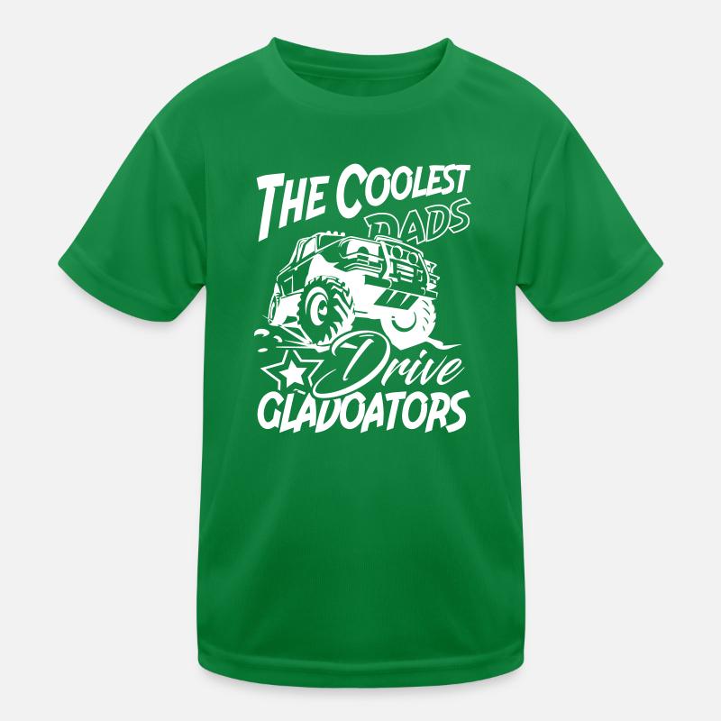 The Coolest Dads Drive Gladoators Kinder Funktions-T-Shirt
