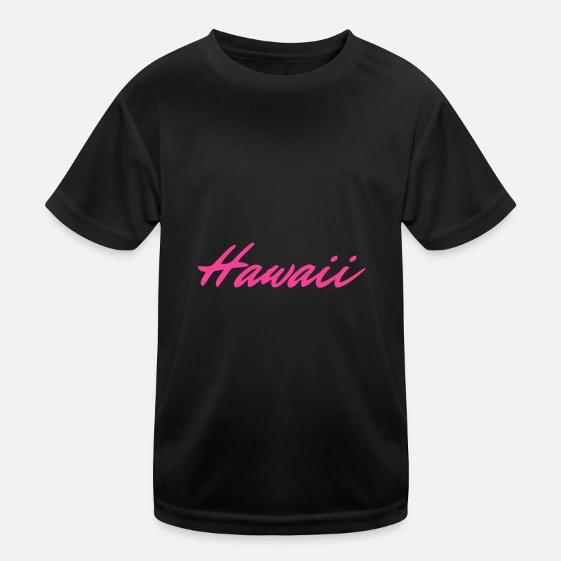 Hawaii pink Kids Functional T-Shirt