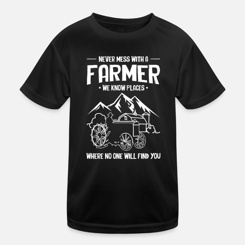 Agriculture agricole T-shirt sport Enfant