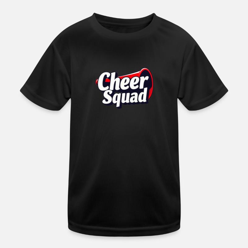 Cheer Squad Cheerleading Équipe Fun T-shirt sport Enfant