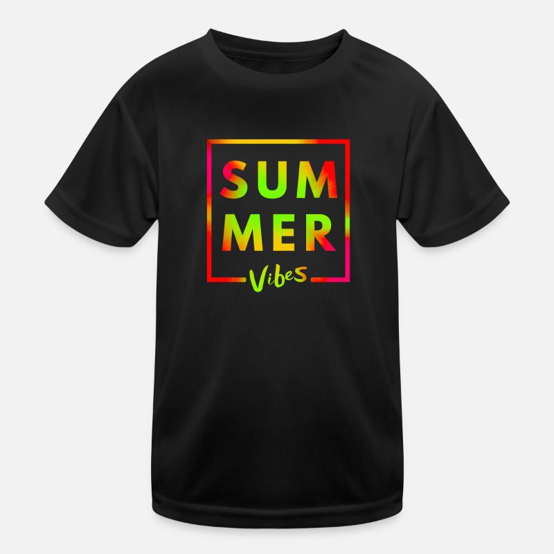 Summer Vibes Kids Functional T-Shirt