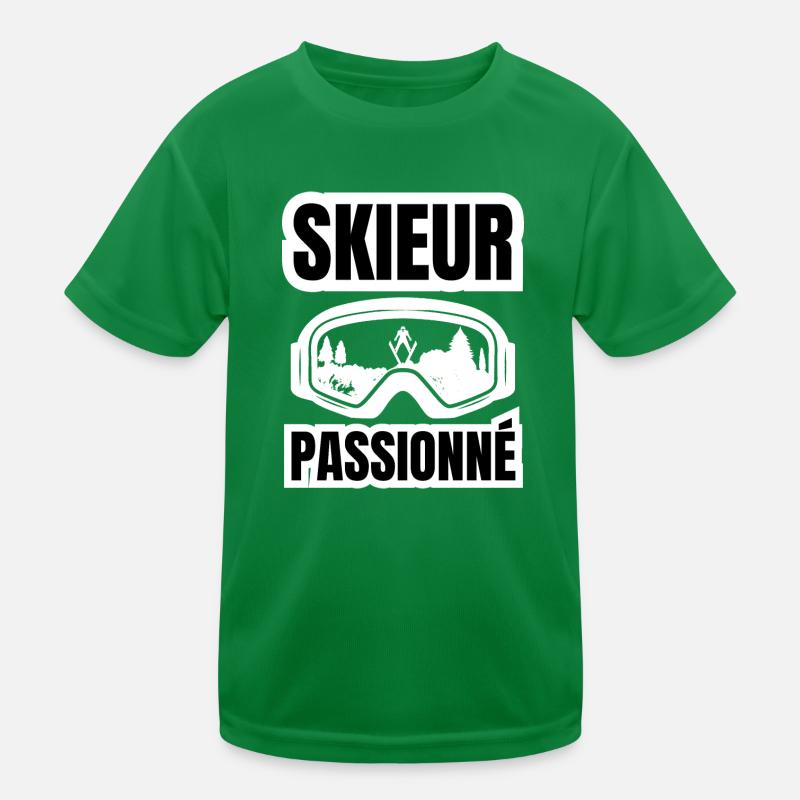 skieur passionné T-shirt sport Enfant