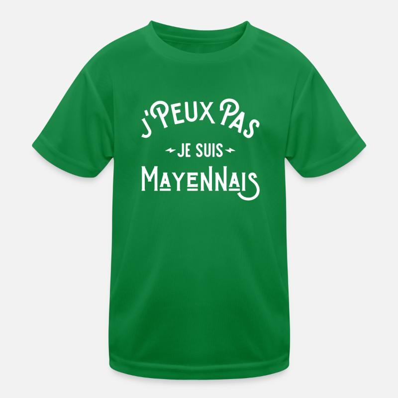 je peux pas je suis mayennais , Mayenne 53 cadeau T-shirt sport Enfant