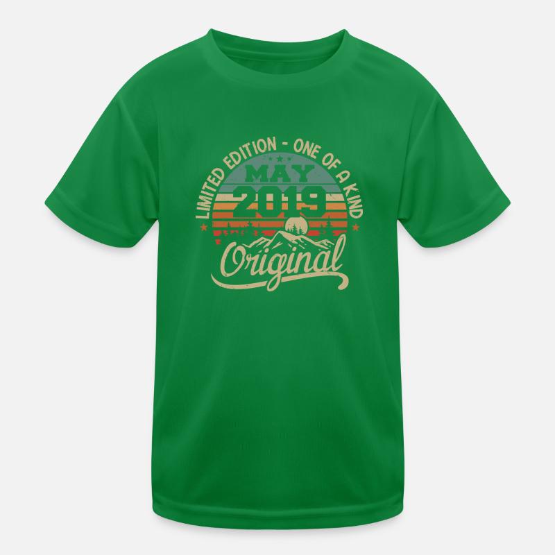 May 2019 Birthday May 2019 Gift 2019 May Kids Functional T-Shirt