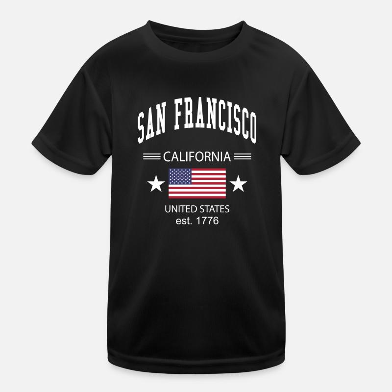San Francisco Kinder Funktions-T-Shirt