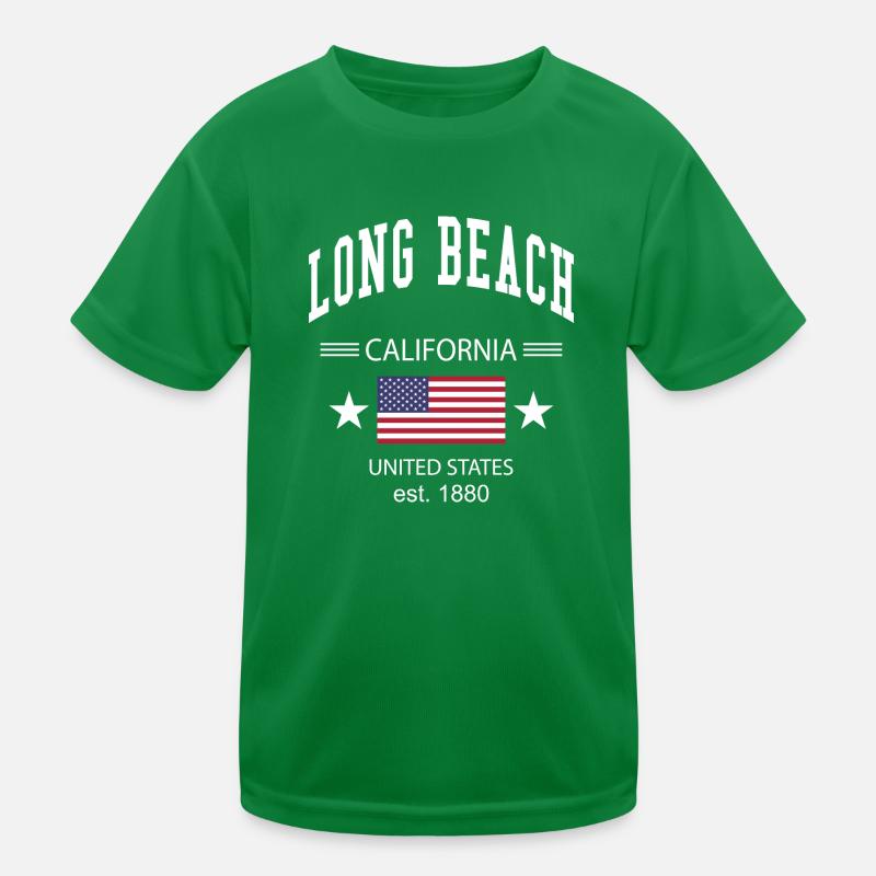 Long Beach Kinder Funktions-T-Shirt