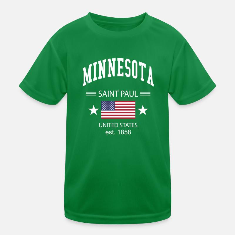 Minnesota Kinder Funktions-T-Shirt