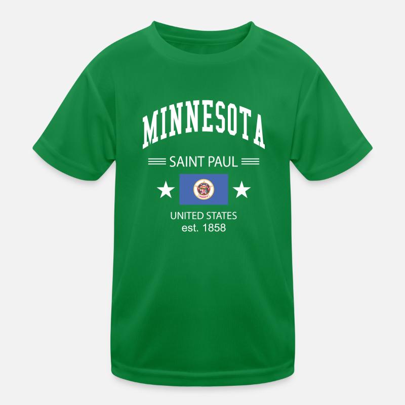 Minnesota Kinder Funktions-T-Shirt