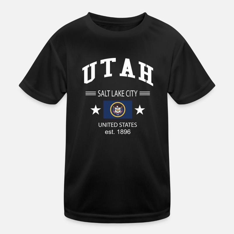 Utah Kinder Funktions-T-Shirt