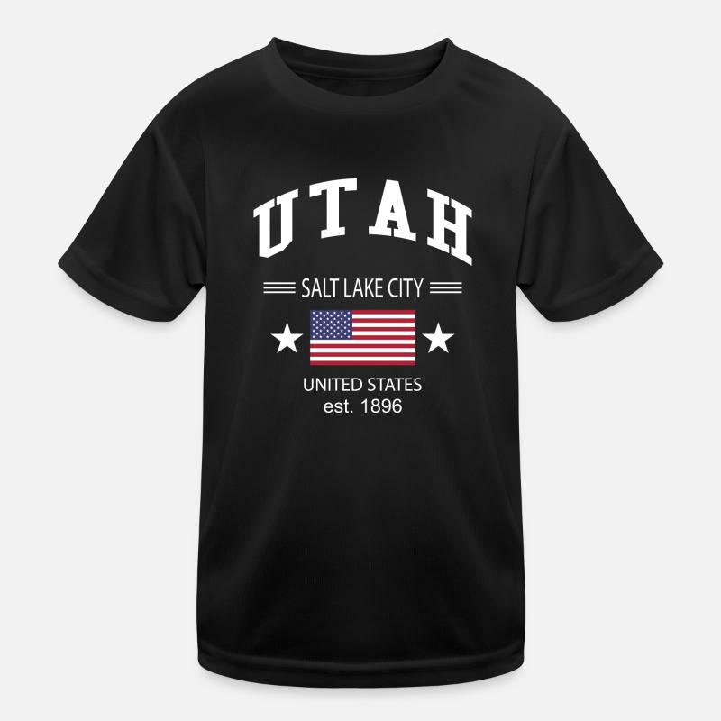 Utah Kinder Funktions-T-Shirt