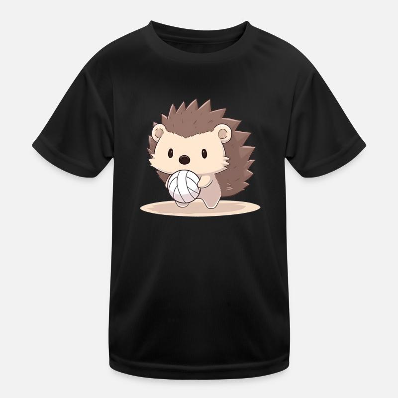 Igel Beachvolleyball Kinder Funktions-T-Shirt