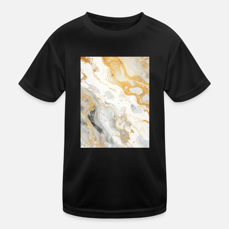 Marmor Stein Kinder Funktions-T-Shirt