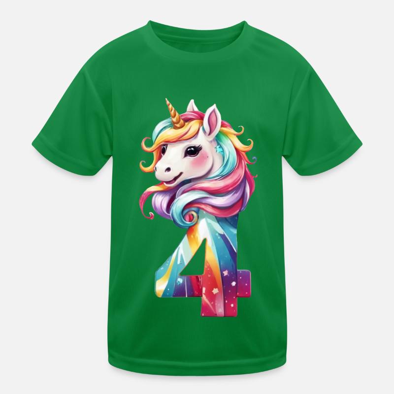 4E ANNIVERSAIRE LICORNE T-shirt sport Enfant
