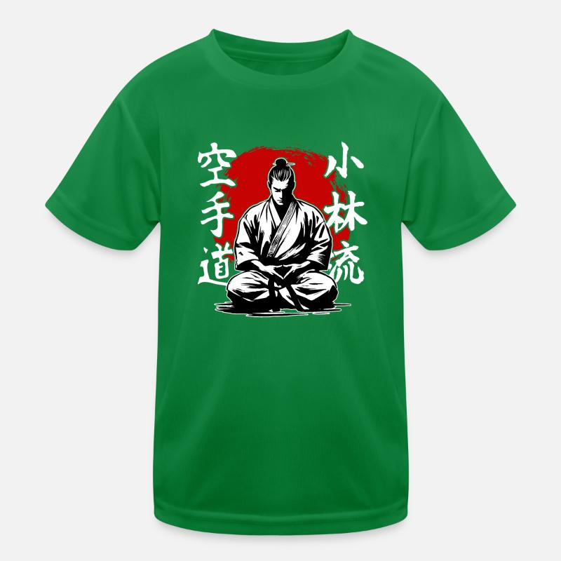 Samurai Shorin Ryu Karate Martial Arts Style Kids Functional T-Shirt