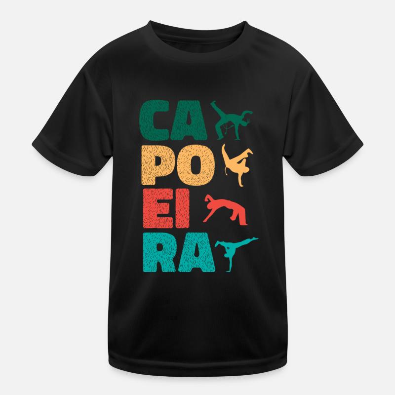 Brazilian Capoeira Kids Functional T-Shirt