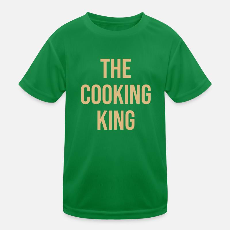 the cooking king Kinder Funktions-T-Shirt