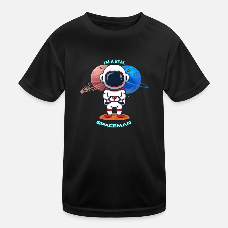 Ich bin ein echter Spaceman - I'm a real Spaceman Kinder Funktions-T-Shirt