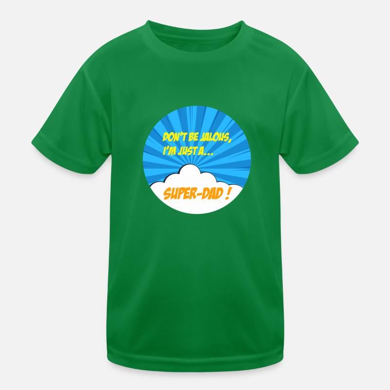 Superdad, Superheld. Bester Vater. Comics Kinder Funktions-T-Shirt