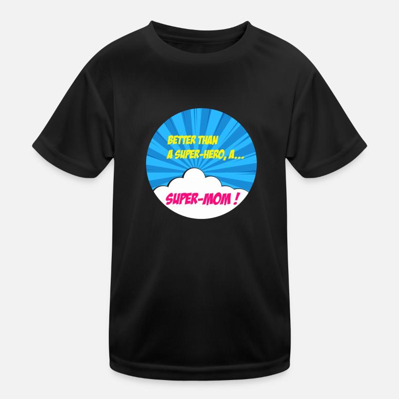Supermama, Superheldin. Beste Mama. Comicbuch. Kinder Funktions-T-Shirt