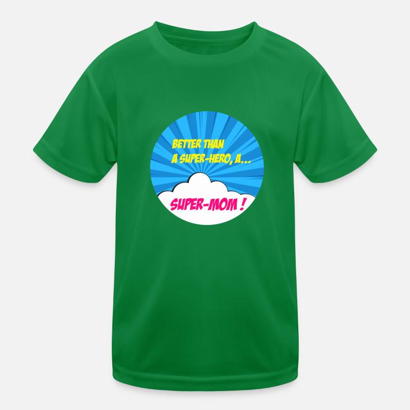 Supermama, Superheldin. Beste Mama. Comicbuch. Kinder Funktions-T-Shirt