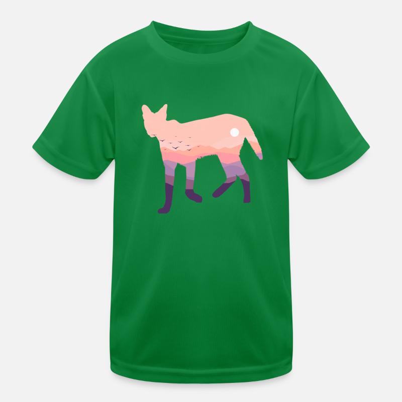 Serval Cat T-shirt sport Enfant