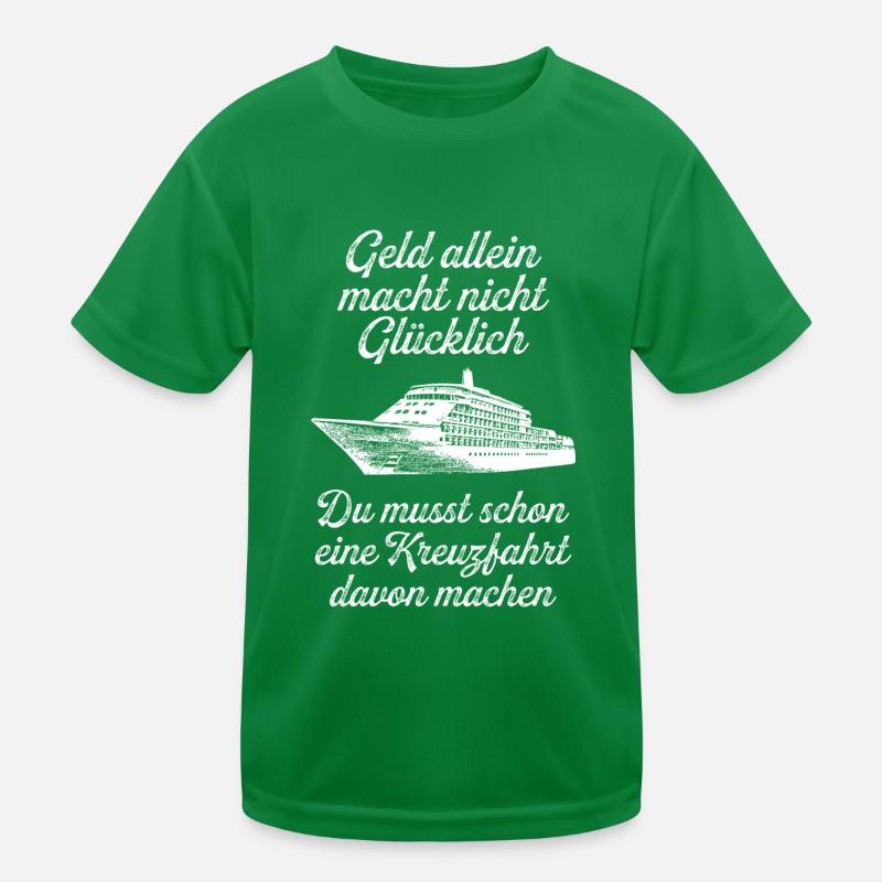 Kreuzfahrt Schiff - Geschenkidee Kinder Funktions-T-Shirt