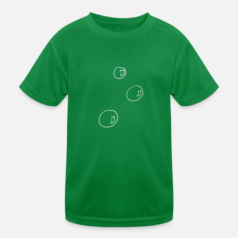 Soap bubble circles Kids Functional T-Shirt