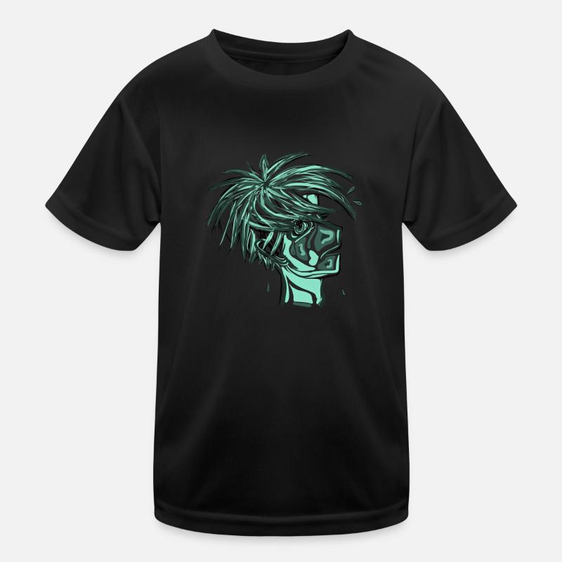 Manga Boy Kids Functional T-Shirt