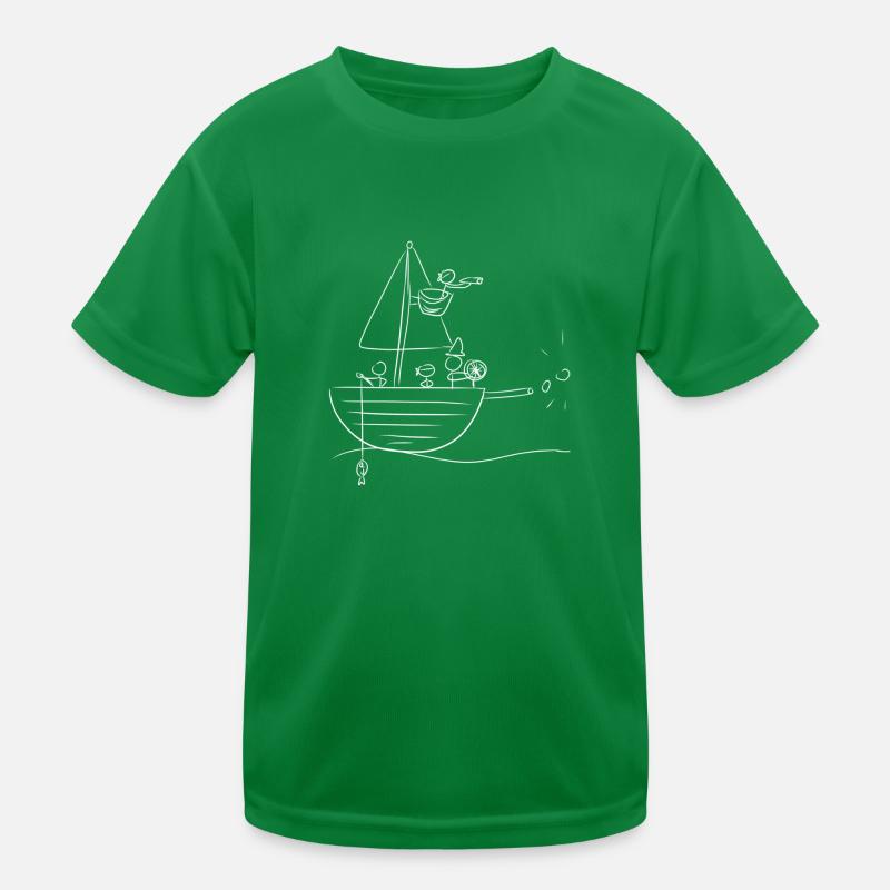 ship pirates Kids Functional T-Shirt