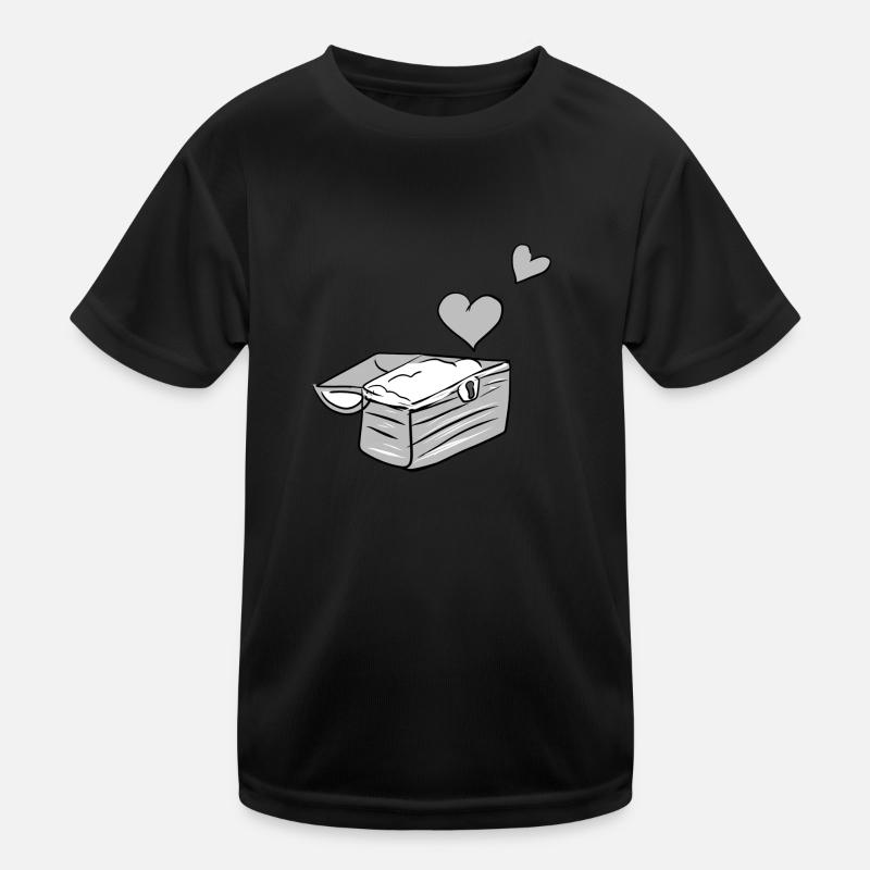 treasure chest symbol treasure hearts red Kids Functional T-Shirt