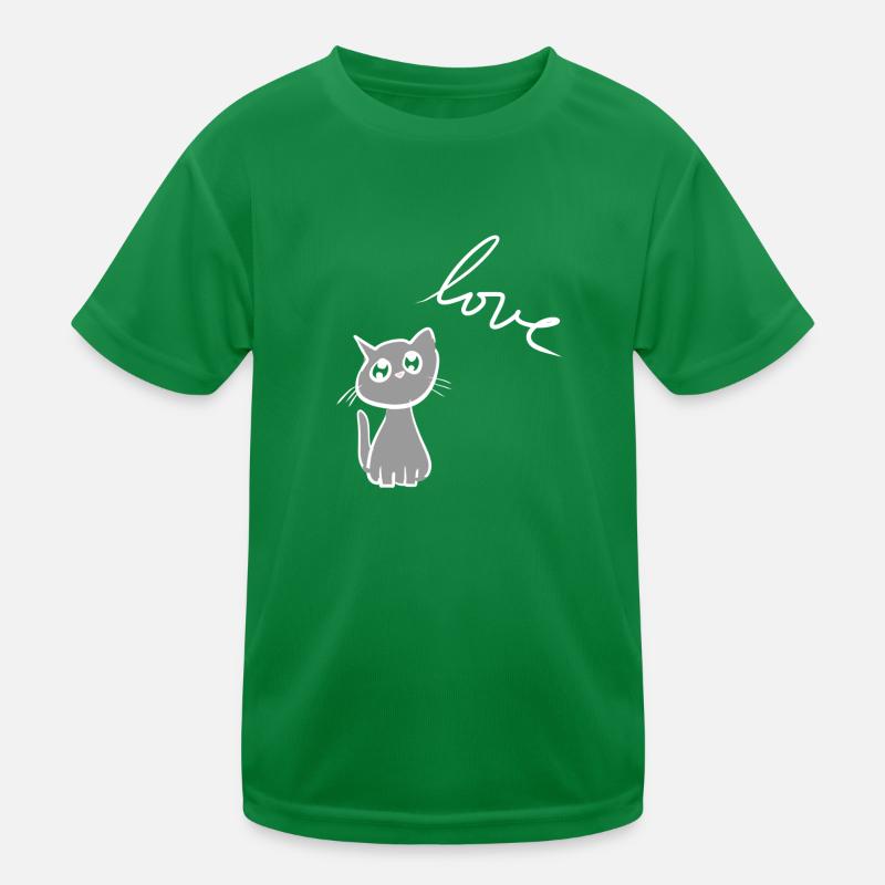 Les chats aiment les animaux mignons animaux de compagnie petits T-shirt sport Enfant